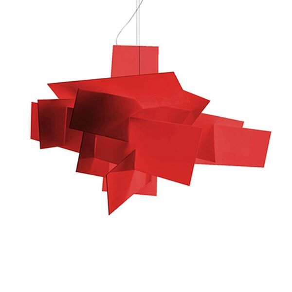 Big Bang LED Takpendel R&ouml;d m. Dimmer
