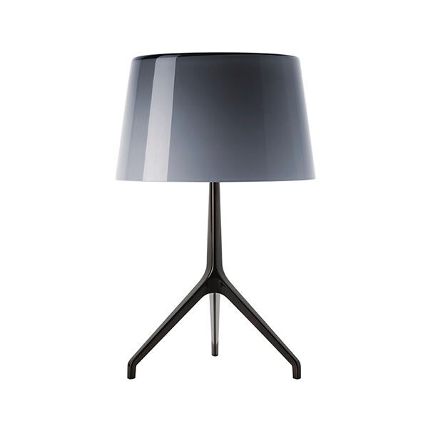 Lumiere Xxs Bordslampa Gr&aring; Kromf&auml;rgad Svart