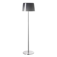 Lampada da Terra Lumiere Xxl in Alluminio e Grigio con Dimmer