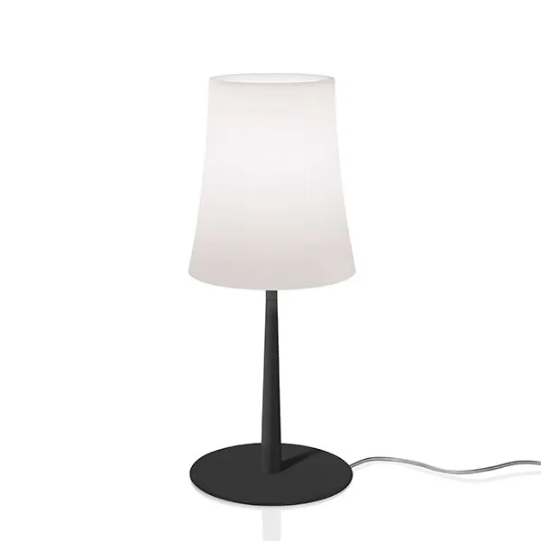 Foscarini Birdie Easy Negro & Opal – Lámpara de mesa — imagen 2