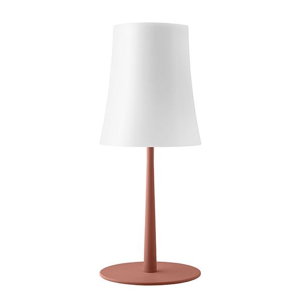BIRDIE EASY Bordslampa R&ouml;d & Opal
