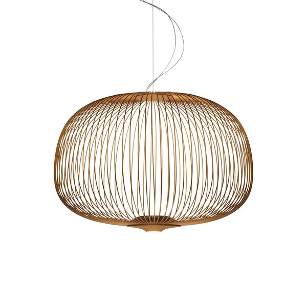 Spokes 3 Pendant with Dimmer Copper