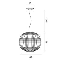 Tartan MyLight Pendelleuchte Weiß