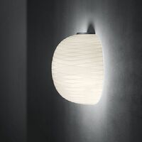 Gem Semi Applique Murale Graphite/Blanc