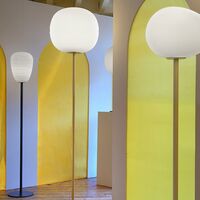 Gem Gulvlampe Hvid/ Sort