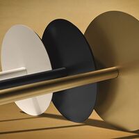 Gem Gulvlampe Hvid/ Sort