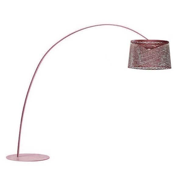 Twiggy Grid Golvlampa Cremisi