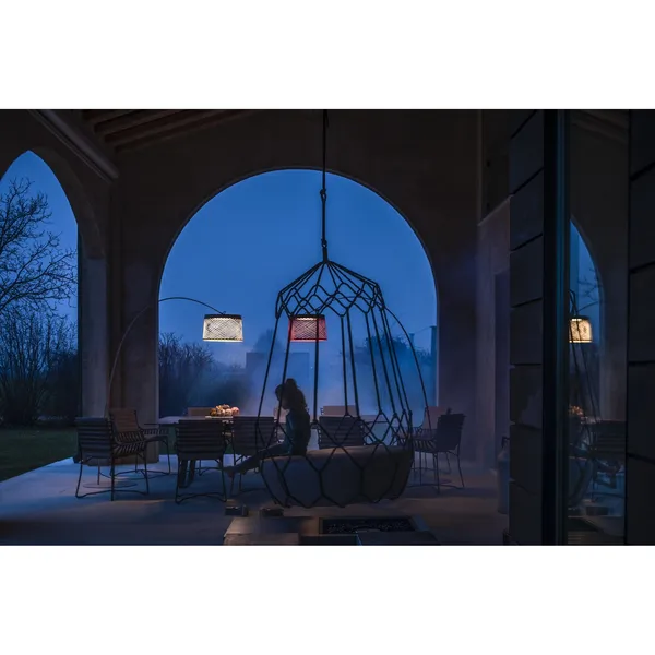 Twiggy Grid Vloerlamp Cremisi