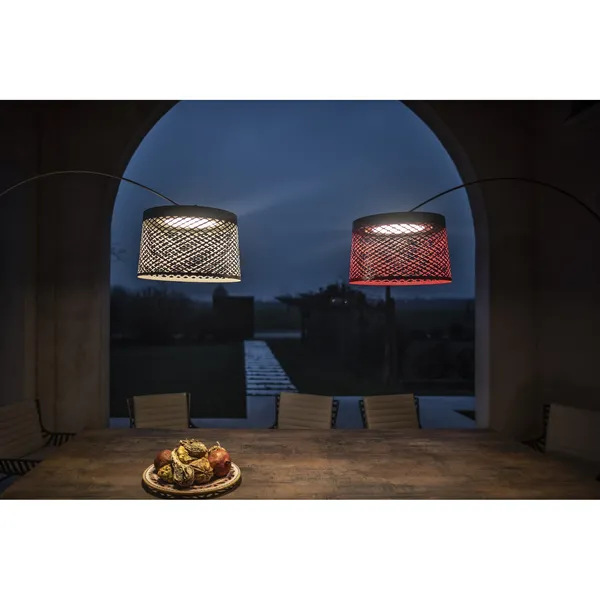 Twiggy Grid Vloerlamp Cremisi
