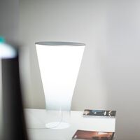 Soffio Table Lamp Bleached White