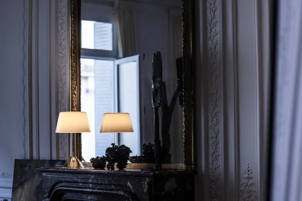 Chapeaux V Table Lamp Gray
