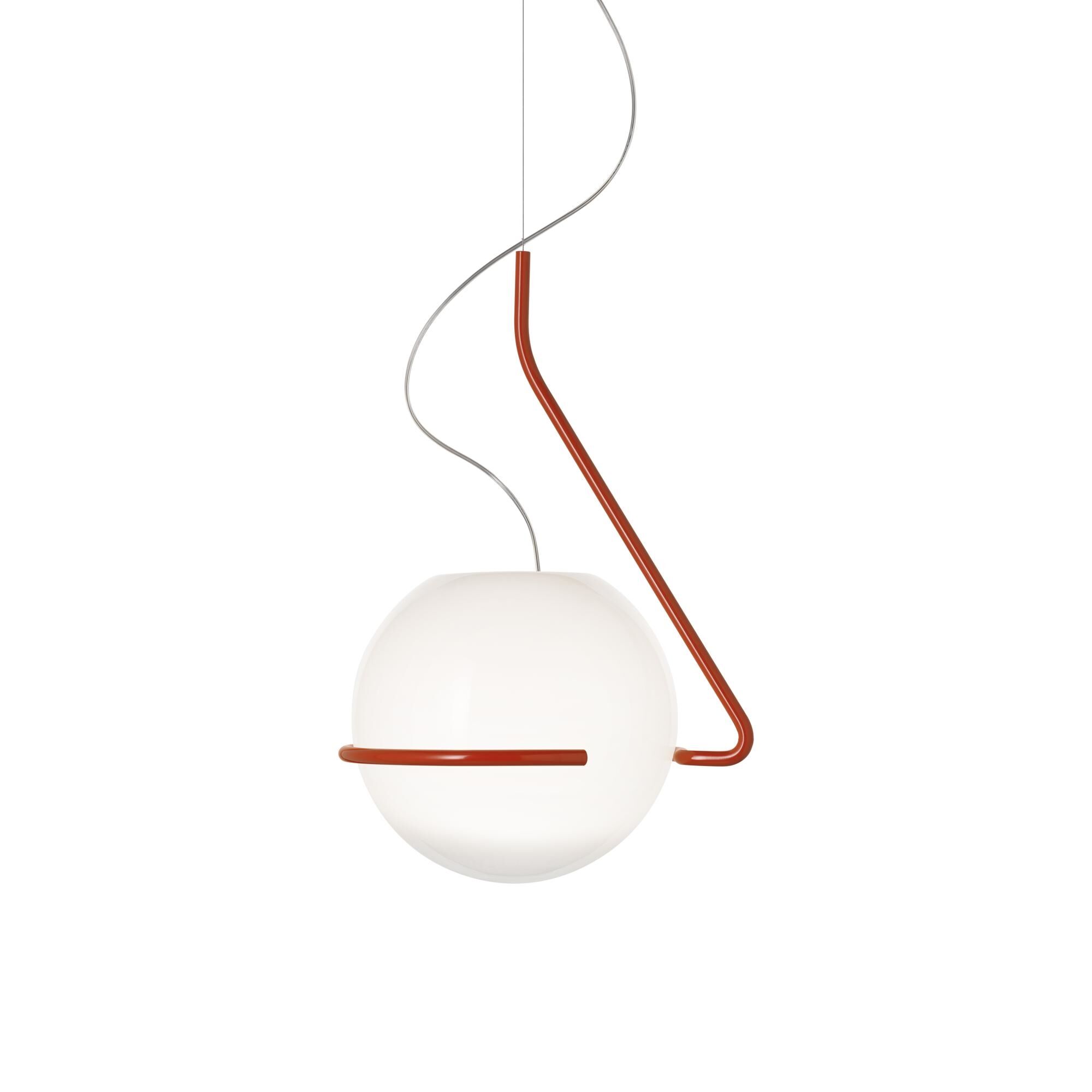 Tonda Pendel Stor Orange/Hvid