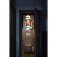 Tonda Hanglamp Groot Oranje/ Wit