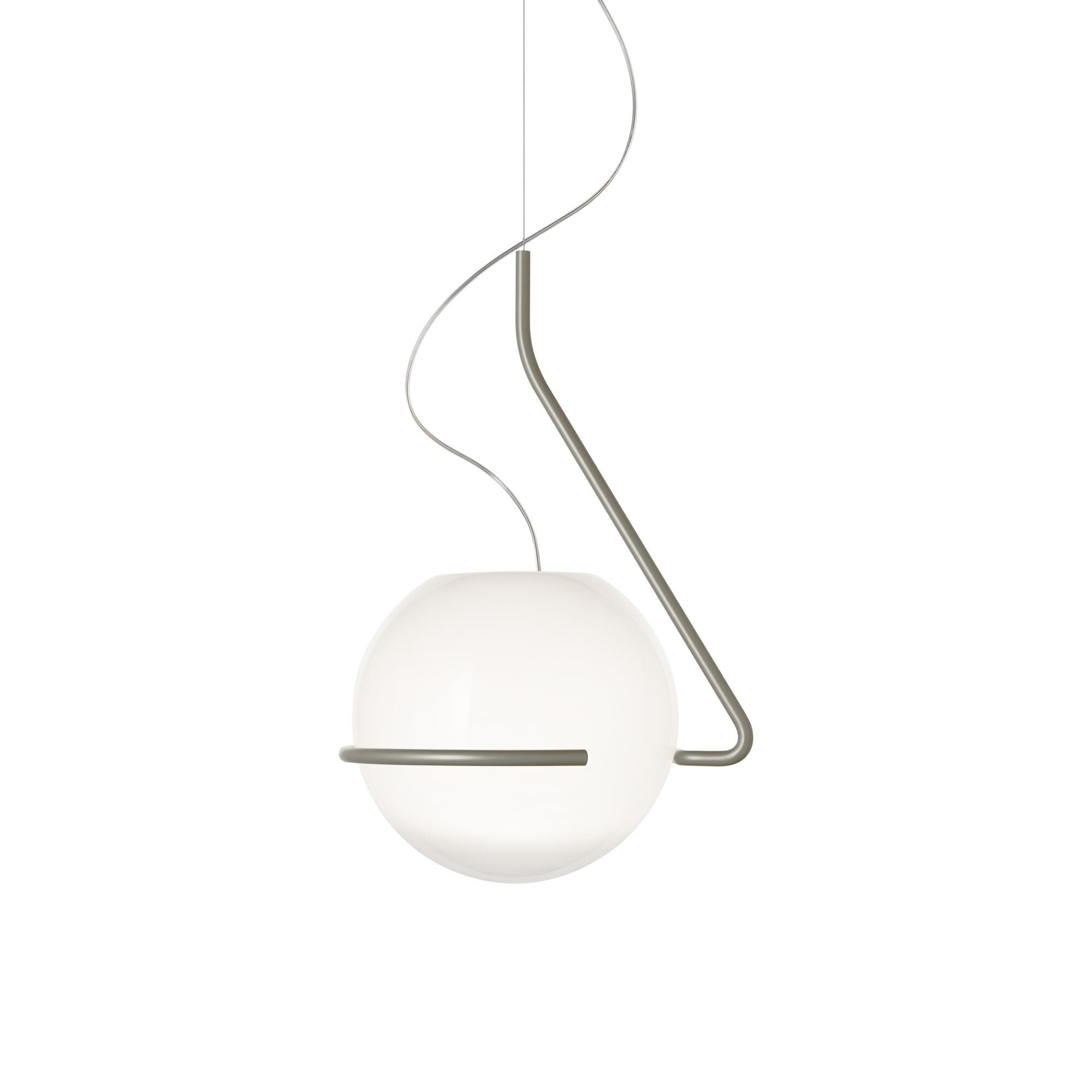 Tonda Pendel Stor Titanium/Hvid