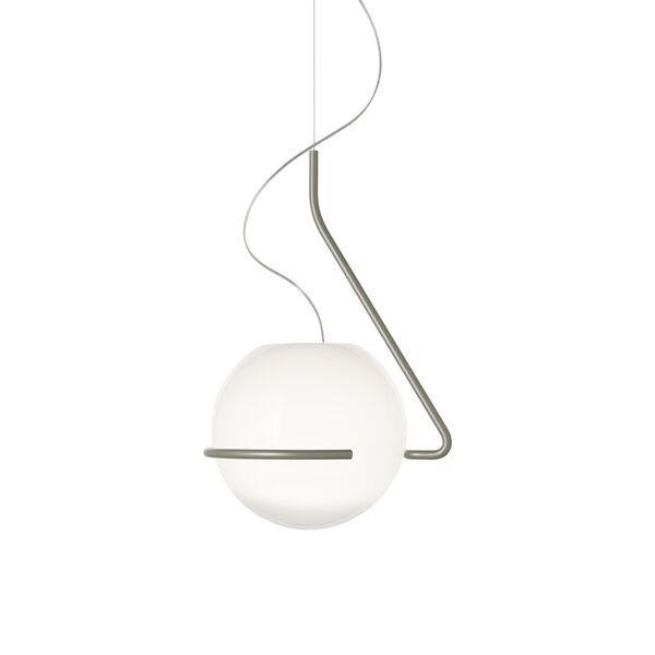 Tonda Suspension Grand Titane/ Blanc