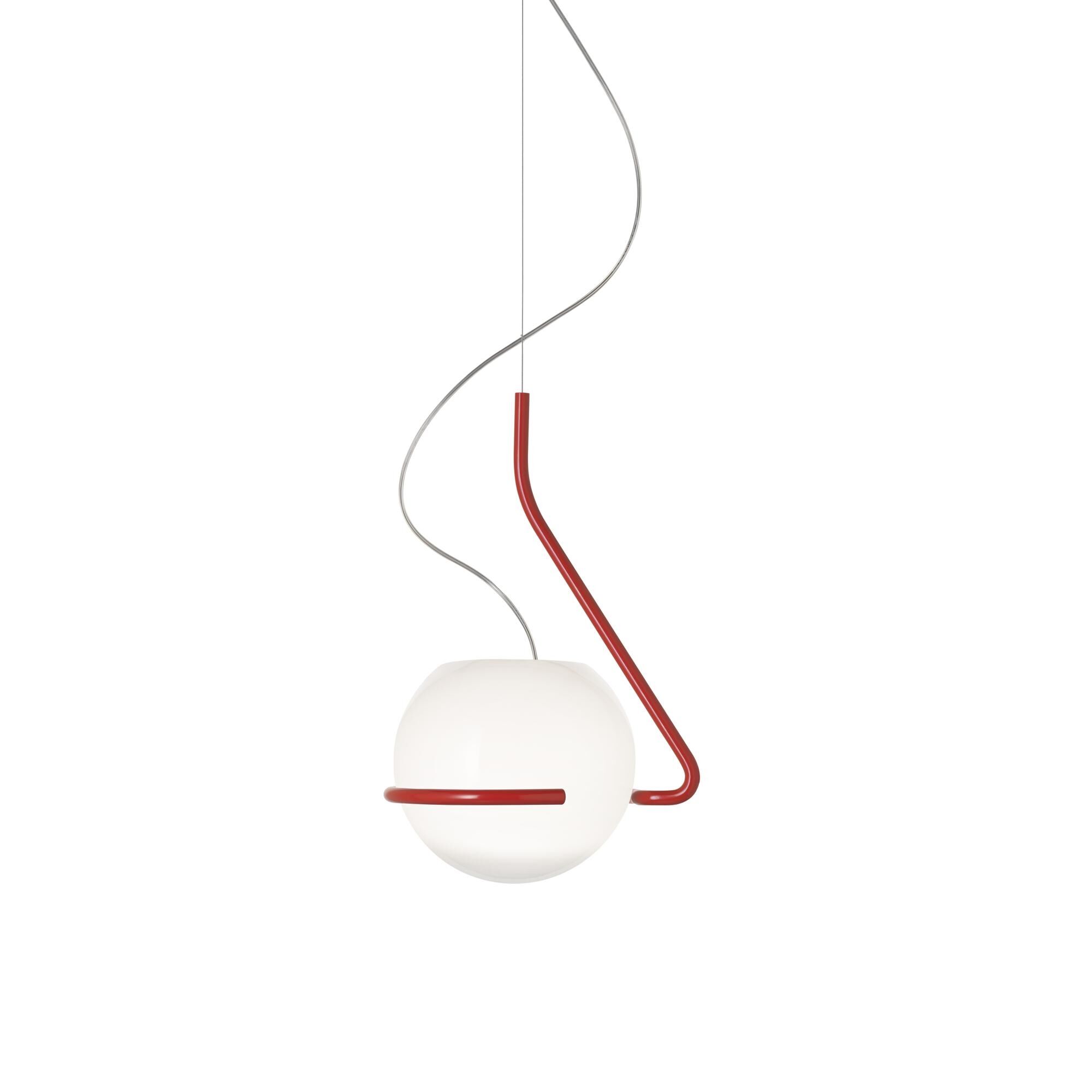 Tonda Taklampe Liten Oransje/ Hvit