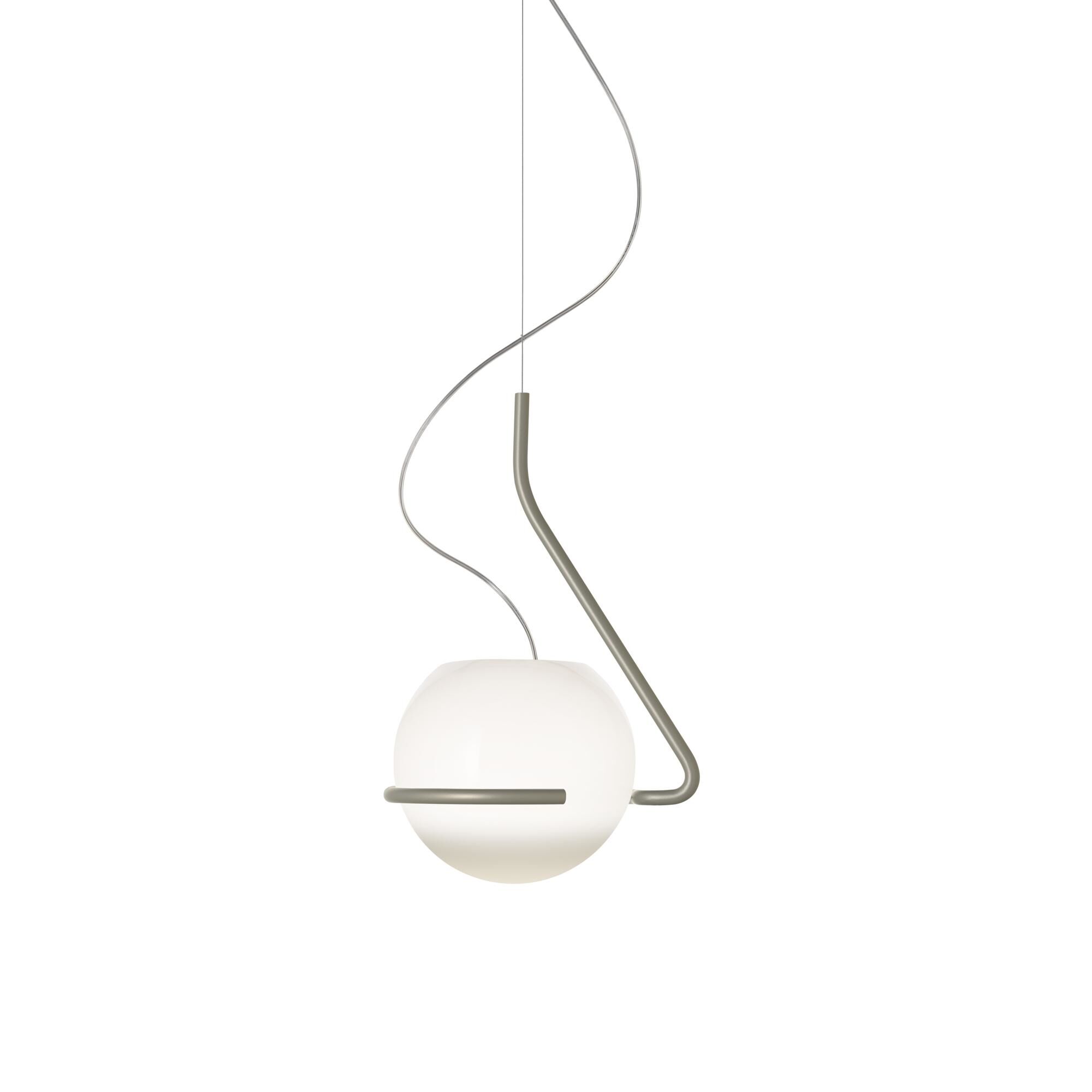 Tonda Taklampe Liten Titanium/ Hvit