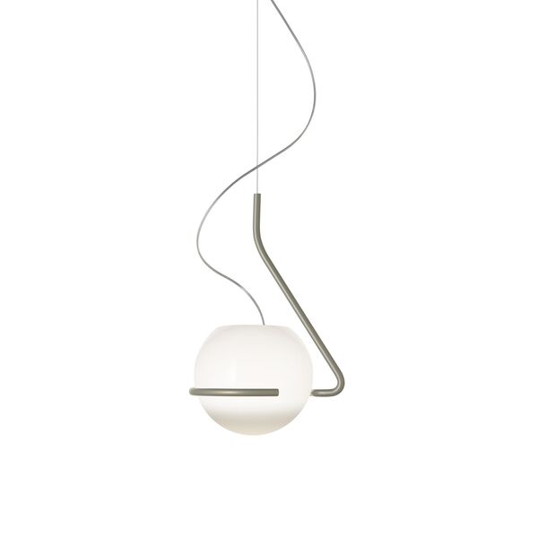 Tonda Pendelleuchte Klein Titan/ Weiß