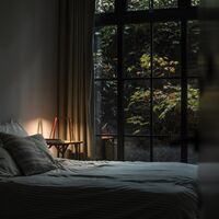 Bridge 2 Table Lamp Dark Red