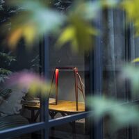 Bridge 2 Table Lamp Dark Red