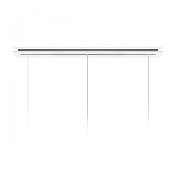 Rosette Linéaire Multiple 135 cm Blanc