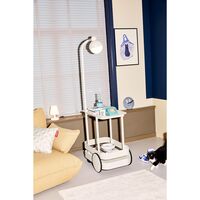 Jolly Trolley Roltafel Met Lamp Antraciet