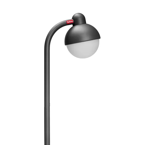 Jolly Trolley Rolling Table With Lamp Anthracite