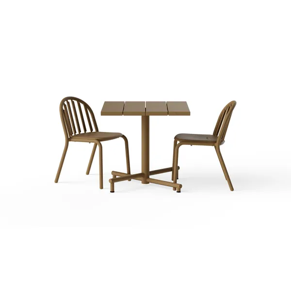 Fred's Square Bistreau Cafe Table Mochaccinoo