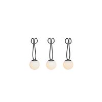 Bolleke Mini Tragbare Lampe 3er-Set Anthrazit