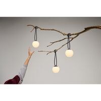 Bolleke Mini Tragbare Lampe 3er-Set Anthrazit