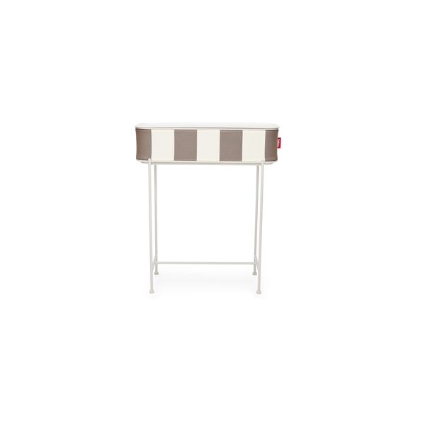 Adoreganizer Storage Table Stripe Cacao