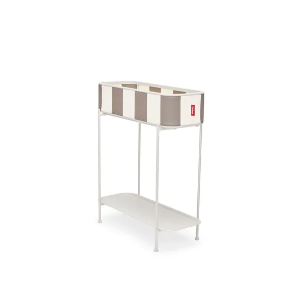 Adoreganizer Storage Table Stripe Cacao