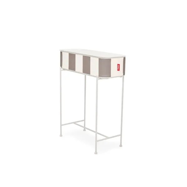 Adoreganizer Storage Table Stripe Cacao