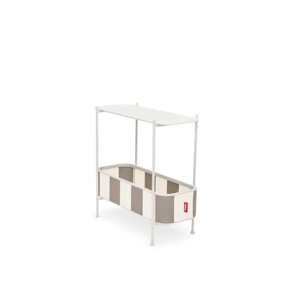 Adoreganizer Storage Table Stripe Cacao