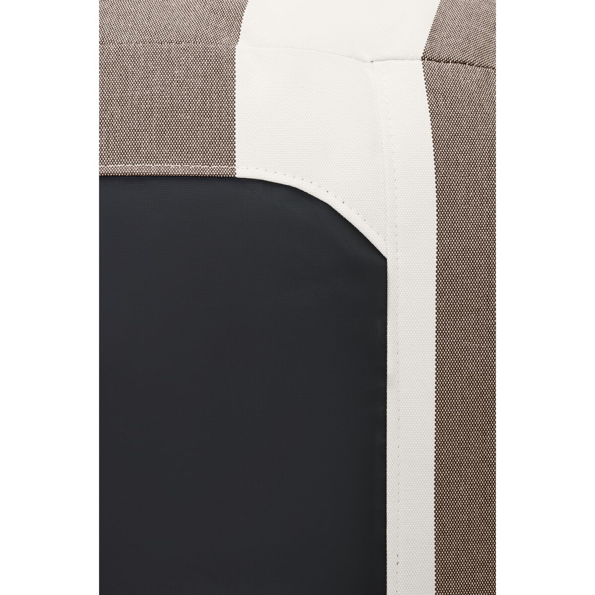 The BonBaron Fauteuil D'extérieur Stripe Cacao