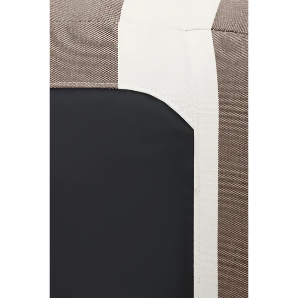 The BonBaron Outdoor Fauteuil Streep Cacao