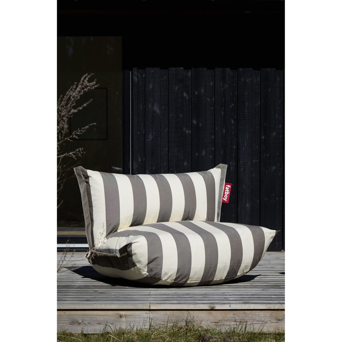 The BonBaron Fauteuil D'extérieur Stripe Cacao