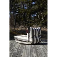 The BonBaron Fauteuil D'extérieur Stripe Cacao
