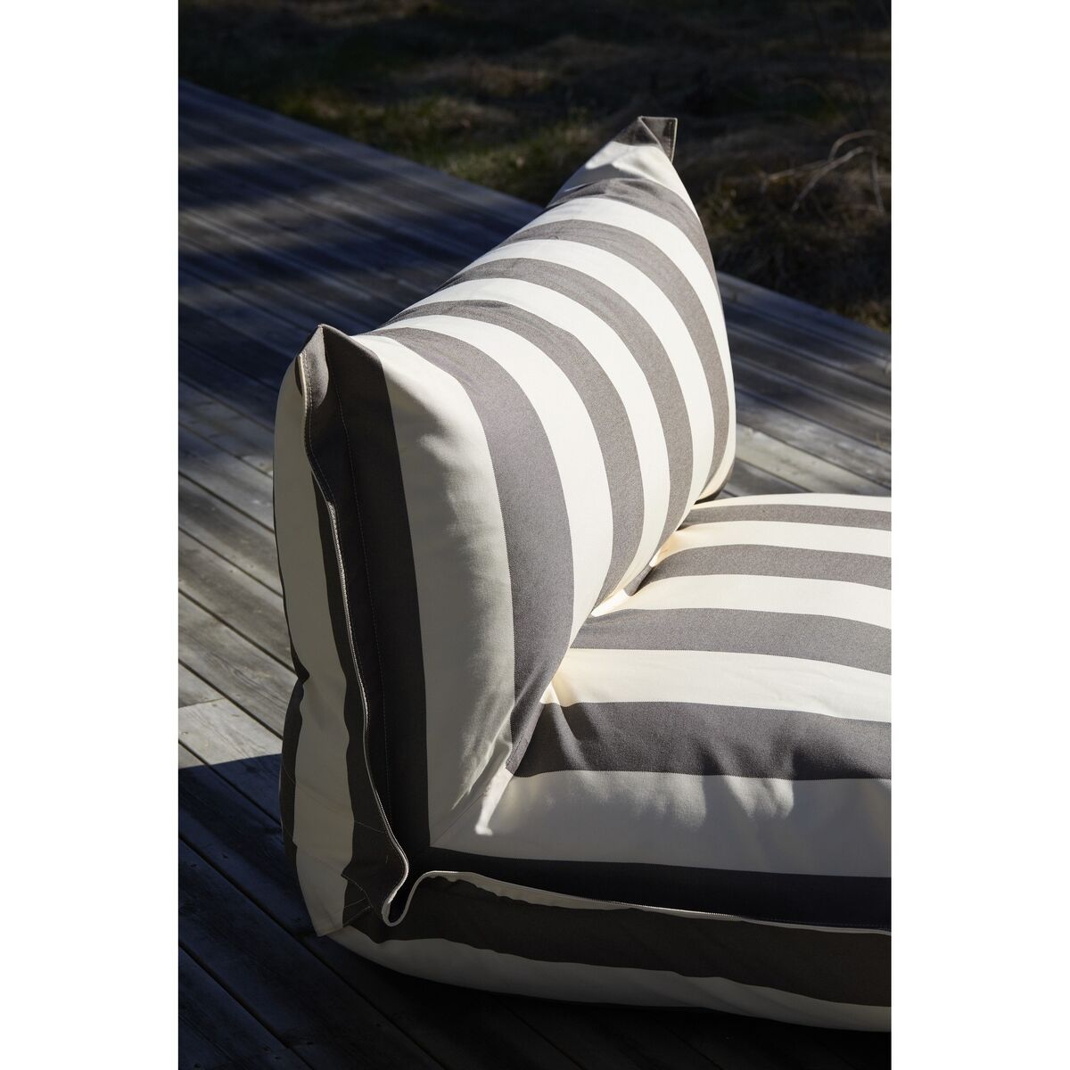 The BonBaron Fauteuil D'extérieur Stripe Cacao