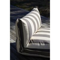 The BonBaron Fauteuil D'extérieur Stripe Cacao
