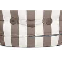 The BonBaron Fauteuil D'extérieur Stripe Cacao