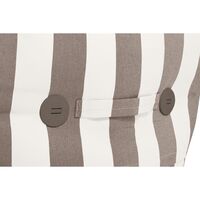 The BonBaron Fauteuil D'extérieur Stripe Cacao