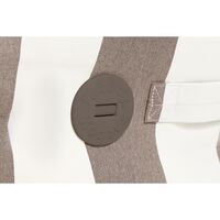 The BonBaron Fauteuil D'extérieur Stripe Cacao