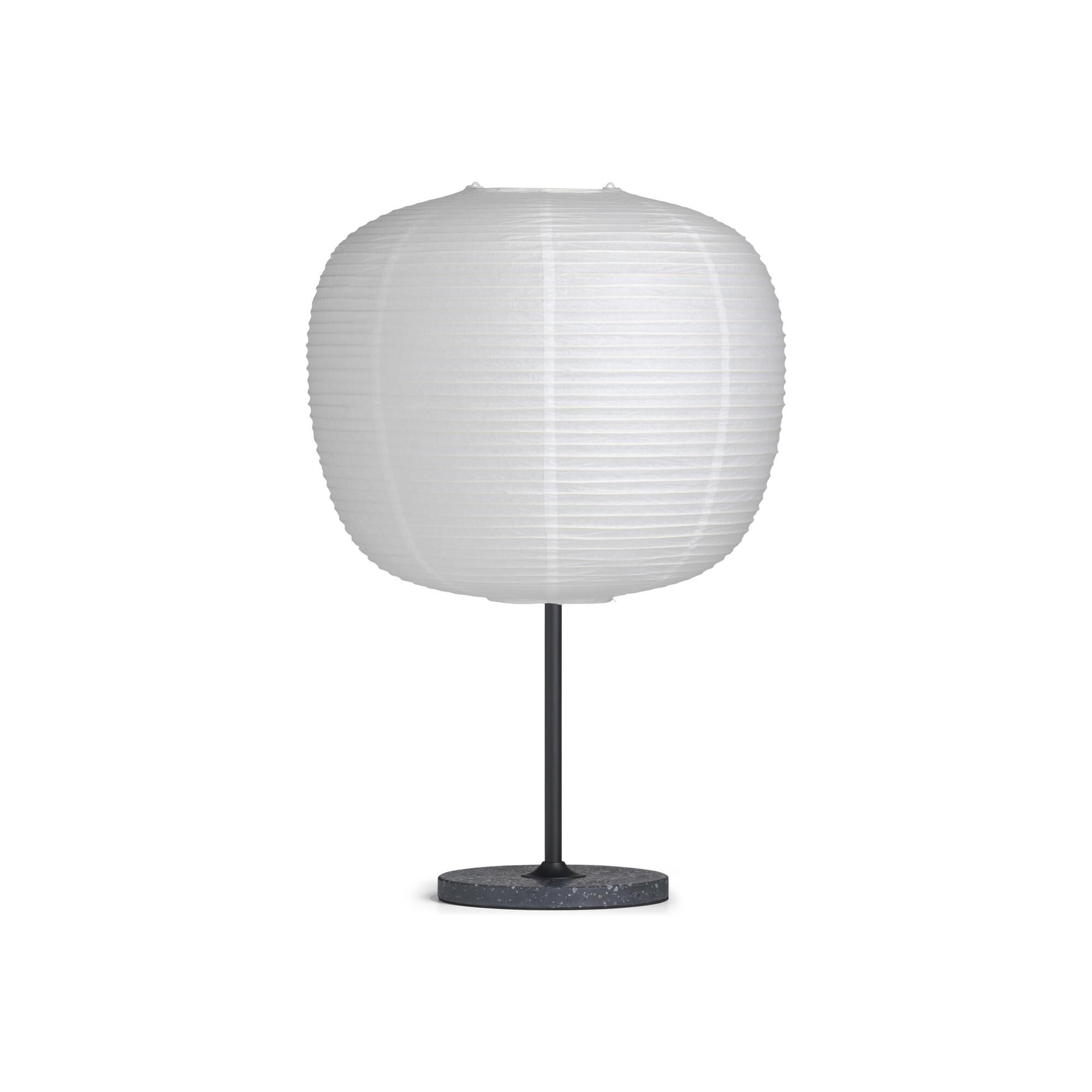 Common Peach Bordslampa Svart & Svart Terrazzo