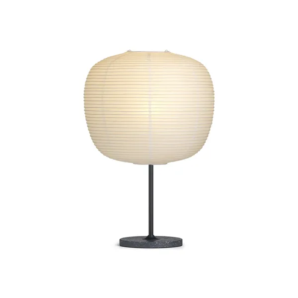 Common Peach Table Lamp Black & Black Terrazzo