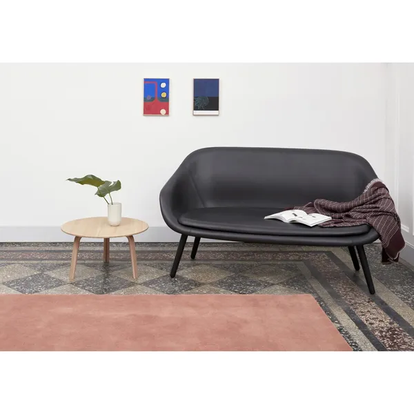 Bella Table Basse Ø60 x H32 Chêne Laqué