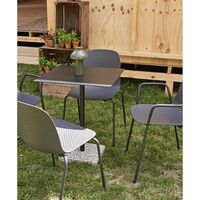 Terrazzo Outdoor Cafe Table 60x60 Anthrazit/ Grau Terrazzo
