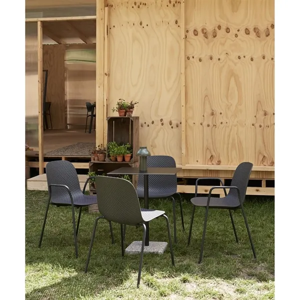 Terrazzo Outdoor Cafe Table 60x60 Anthrazit/ Grau Terrazzo
