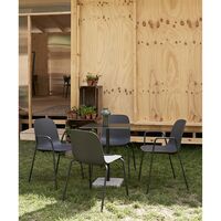 Terrazzo Outdoor Cafe Table 60x60 Anthrazit/ Grau Terrazzo