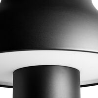 PC Table Lamp Small Black
